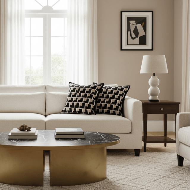 Noir Tie Pillow Cover Pillow Cover - Palatium Lux