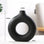 Aurora Modern Capsule Vases Black Medium vases - Palatium Lux