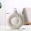 Aurora Modern Capsule Vases White Small vases - Palatium Lux