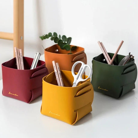 Nordic Leather Multipurpose Box vases - Palatium Lux