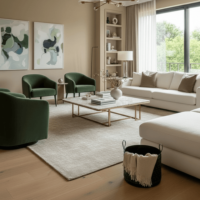 Olena Leather Storage Basket - Palatium Lux