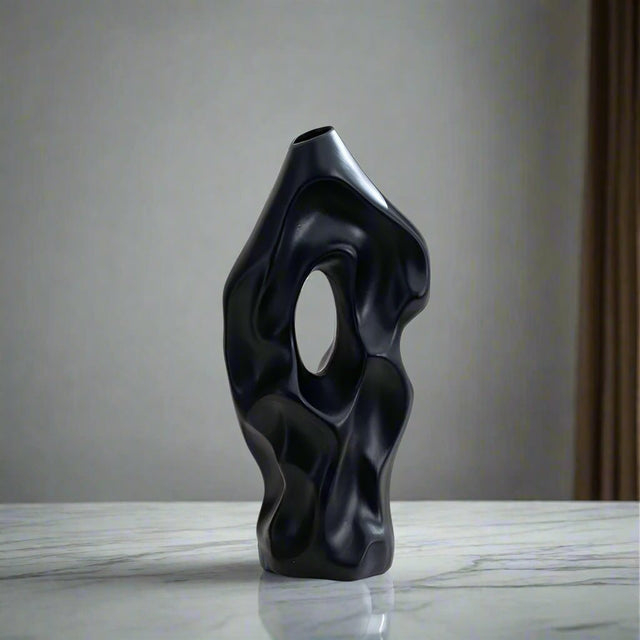 Organic Fluire Ceramic Vase Vase - Palatium Lux