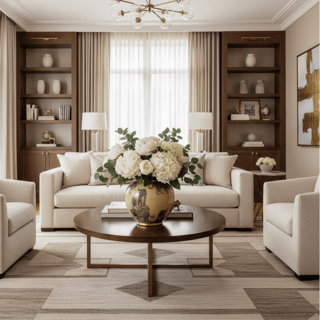 Orvani Ceramic Porcelain Vase Vase - Palatium Lux