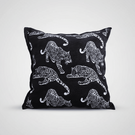 Panthera Jacquard Pillow Cover Pillow Cover - Palatium Lux