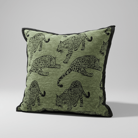 Panthera Jacquard Pillow Cover Pillow Cover - Palatium Lux