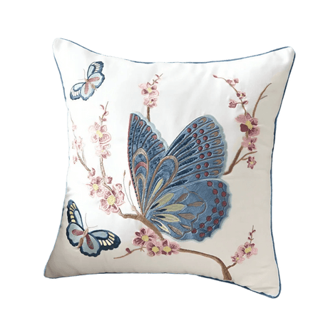 Papillon Embroidered Pillow Cover pillow covers - Palatium Lux