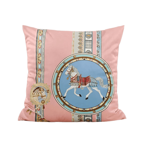 Pink Throne Velvet Pillow Cover pillow covers - Palatium Lux