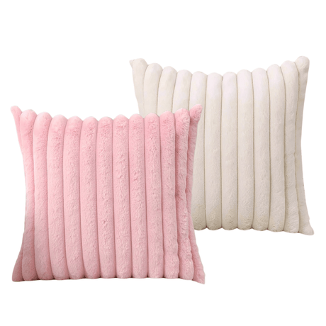 Plush Princess Faux Fur Pillow Cover Pillow Cover - Palatium Lux