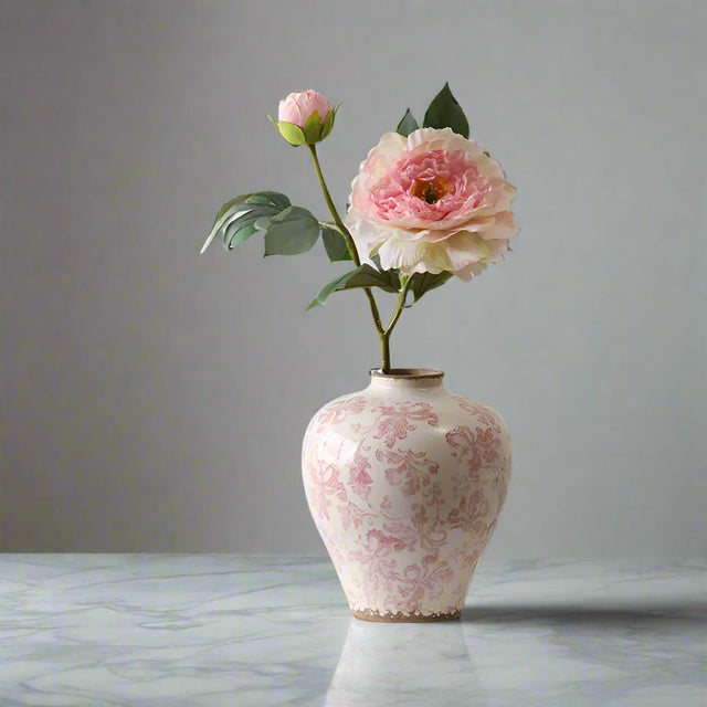 Pretty in Pink Ceramic Vase Vase - Palatium Lux