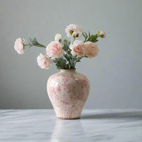 Pretty in Pink Ceramic Vase Vase - Palatium Lux