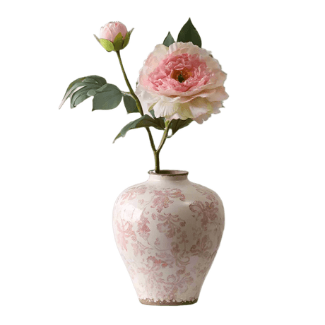 Pretty in Pink Ceramic Vase Vase - Palatium Lux