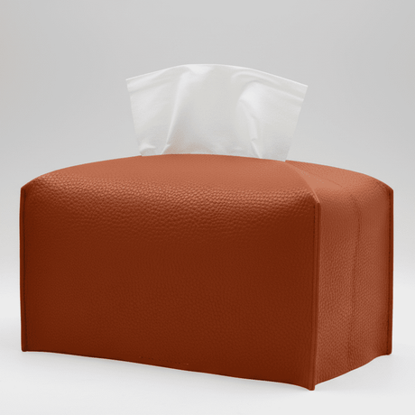 Pristine Leather Tissue Box Holder leather - Palatium Lux