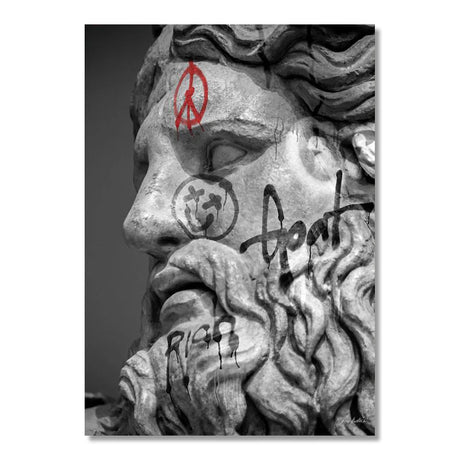 Rebel Visionary Statue Canvas Style 4 / 30X40cm (12x16 Inch) No frame canvas - Palatium Lux