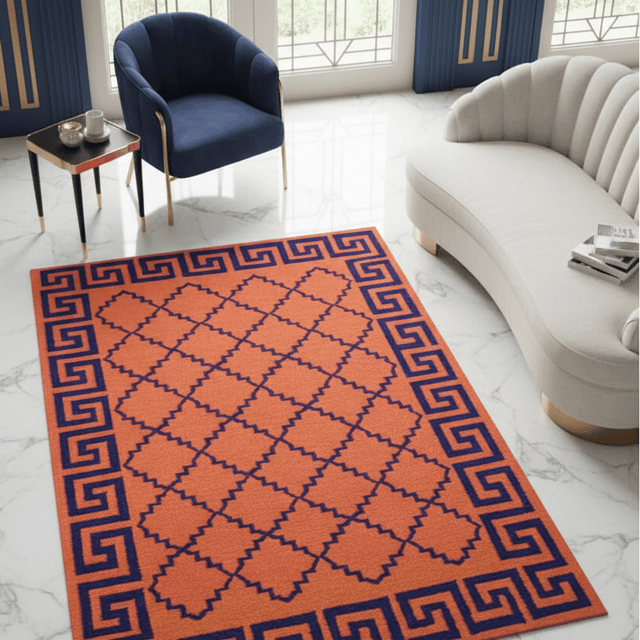 Regalia Handwoven Wool Rug - 5 x 8 - Palatium Lux