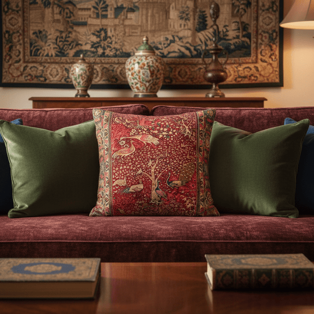 Rouge Reverie Velvet Pillow Covers pillow covers - Palatium Lux