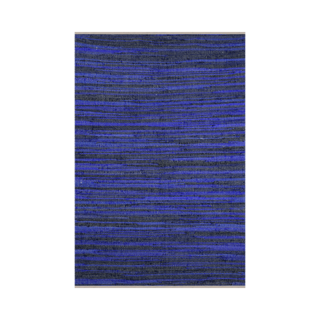 Royal Cobalt Handwoven Cotton Rug - 4 x 6 Rugs - Palatium Lux