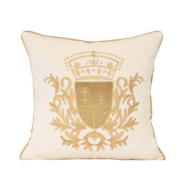 Royal Luxury Embroidery Velvet Pillow Cover