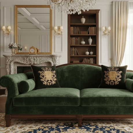 Royal Luxury Embroidery Velvet Pillow Cover pillow covers - Palatium Lux