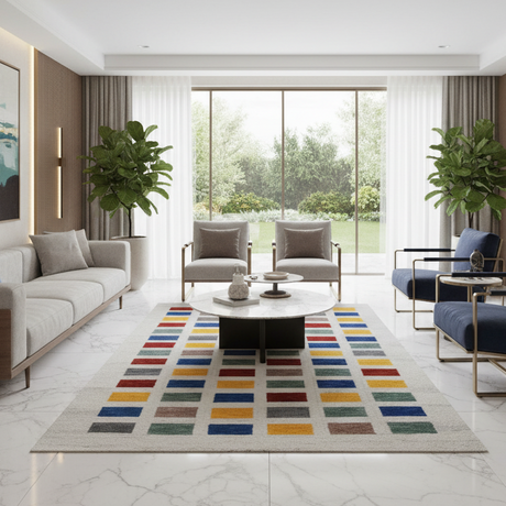 Element Hand Tufted Wool Rug - 5.4 x 7.6