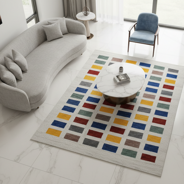 Element Hand Tufted Wool Rug - 5.4 x 7.6