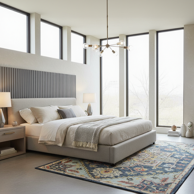 Darya Hand Tufted Wool Rug - 5 x 8