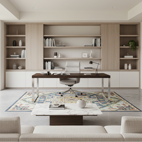 Darya Hand Tufted Wool Rug - 5 x 8