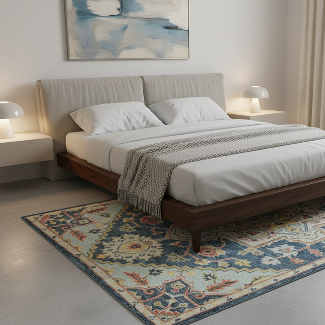 Darya Hand Tufted Wool Rug - 5 x 8