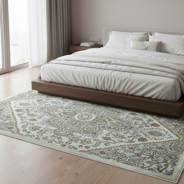 Parisa Hand Tufted Wool Rug - 5 x 8