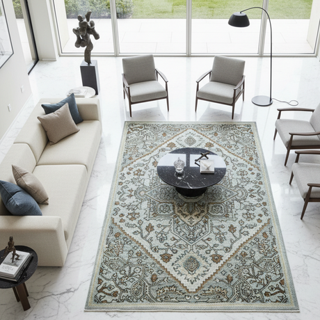 Parisa Hand Tufted Wool Rug - 5 x 8