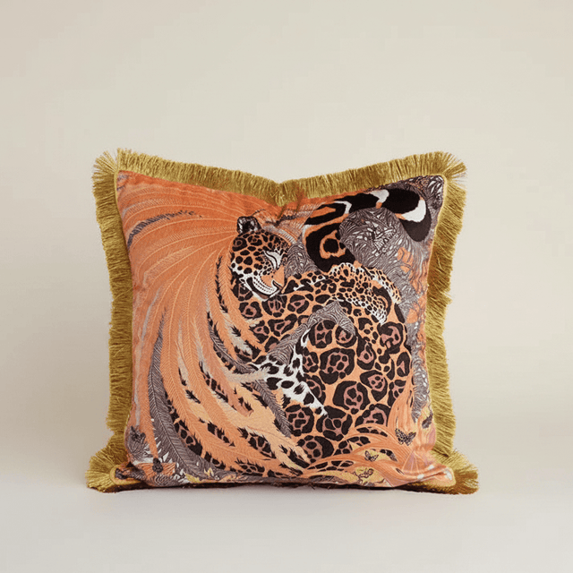 Saffron Jungle Pillow Cover Pillow Cover - Palatium Lux