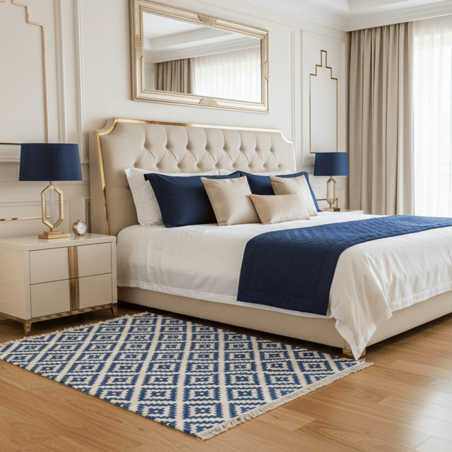 Salt Slate Handwoven Wool Rug - 4 x 5.6 Rugs - Palatium Lux