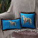 Cavalier Charm Pillow Cover Blue / 30x50cm pillow covers - Palatium Lux