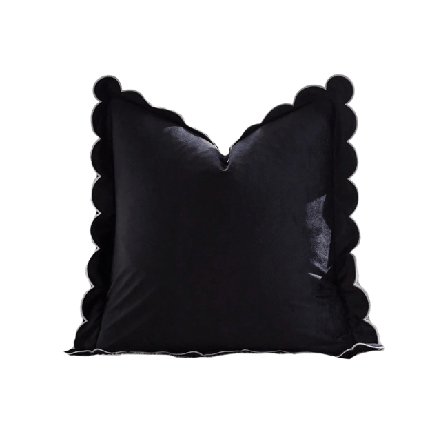 Scalloped Velvet Pillow Cover Pillow Cover - Palatium Lux