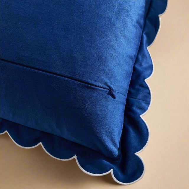 Scalloped Velvet Pillow Cover Pillow Cover - Palatium Lux
