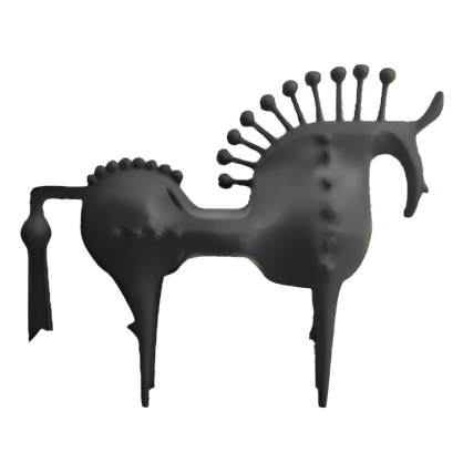 Shadow Stallion Metal Statue statue - Palatium Lux