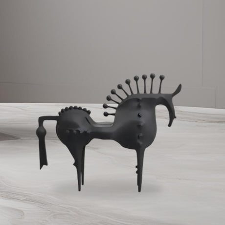 Shadow Stallion Metal Statue statue - Palatium Lux