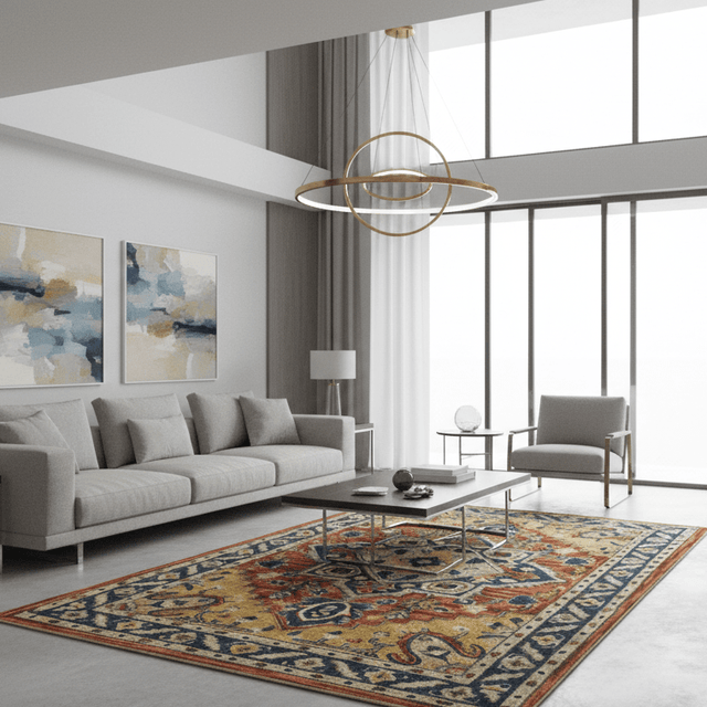 Shiraz Hand Tufted Wool Rug - 5 x 8 Rugs - Palatium Lux