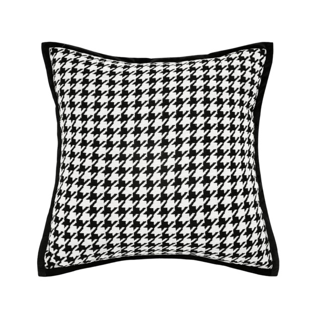 Signature Houndstooth Pillow Cover Pillow Cover - Palatium Lux