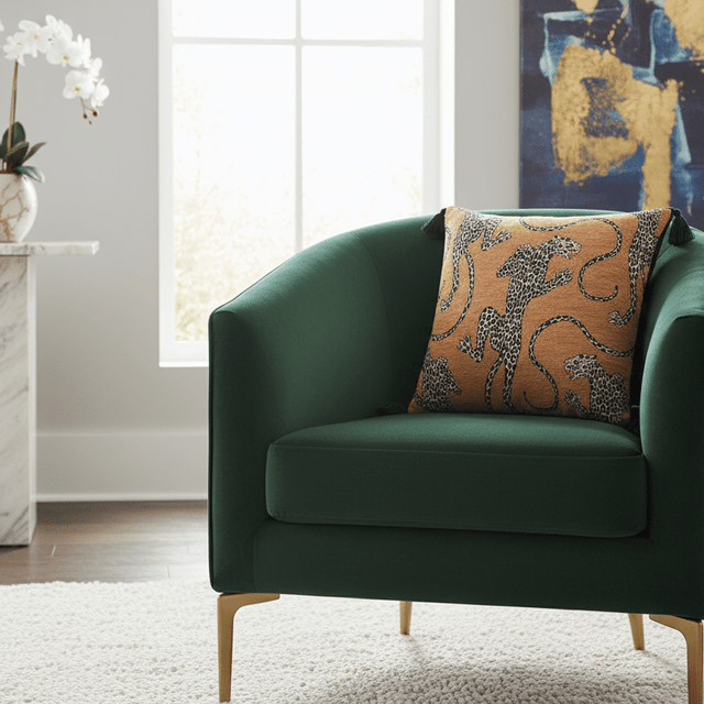 Snow Leopard Chenille Pillow Cover Pillow Cover - Palatium Lux