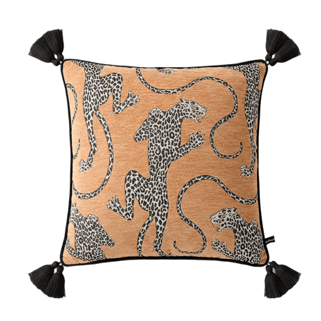 Snow Leopard Chenille Pillow Cover Pillow Cover - Palatium Lux