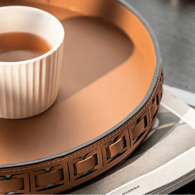 Sora Leather Display Tray tray - Palatium Lux