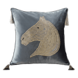 Starlight Stallion Velvet Pillow Cover pillow covers - Palatium Lux