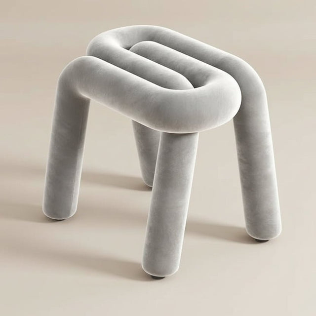 Tangle Tease Stool - Serene Gray - Palatium Lux