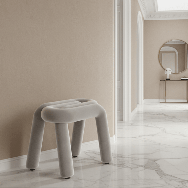 Tangle Tease Stool - Serene Gray - Palatium Lux