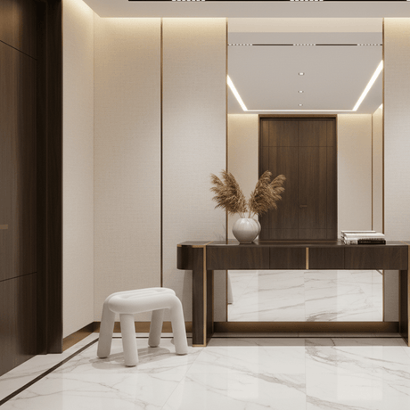 Tangle Tease Stool - Still White - Palatium Lux