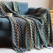 Chevron Cascade Blanket Forest / 127x180cm blanket - Palatium Lux