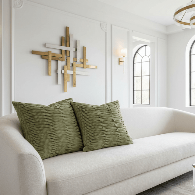 Teagan Green Pillow Cover Pillow Cover - Palatium Lux