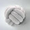 Cozy Knot Ball Pillow Gray Pillow Cover - Palatium Lux