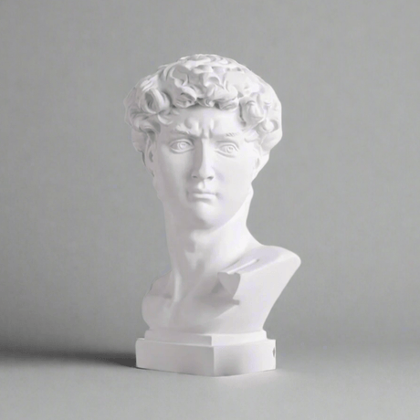 The Golden Glance David Resin Statue - Palatium Lux