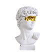 The Golden Glance David Resin Statue - Palatium Lux